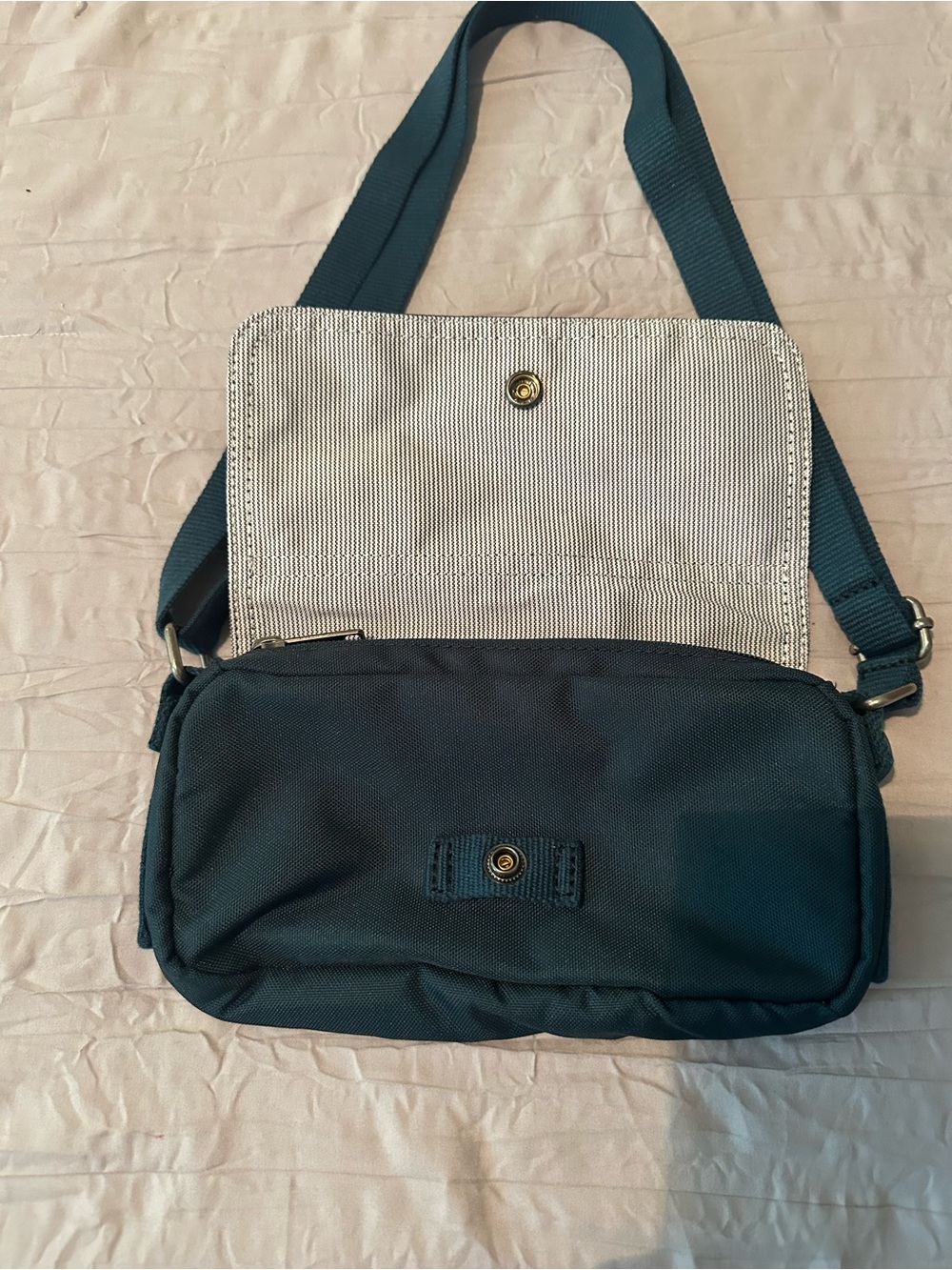 Carhartt Dark Teal Crossbody Shoulder Bag - Picture 2 of 7